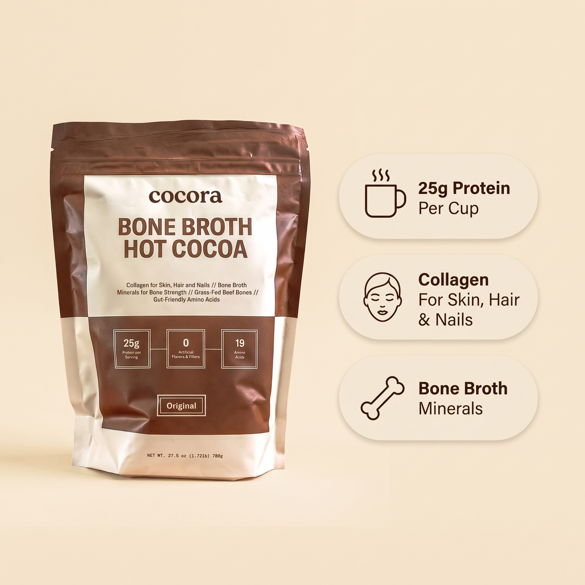 Cocora® Bone Broth Hot Cocoa