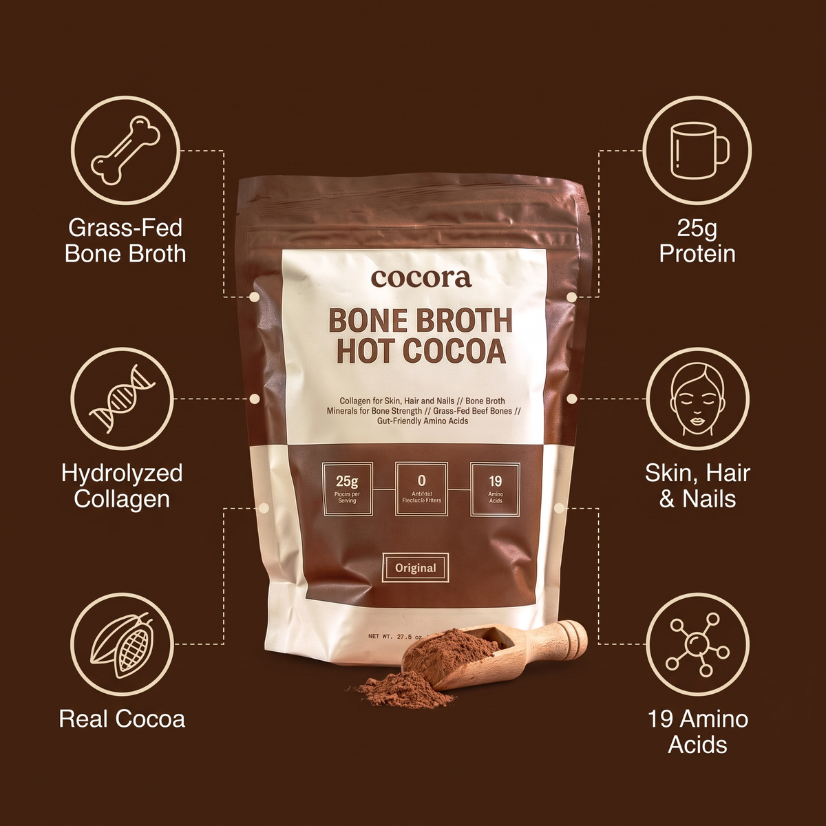 Cocora® Bone Broth Hot Cocoa